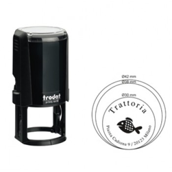 Timbro Original Printy 4642 - autoinchiostrante - diametro 42 mm - Trodat