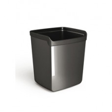 Bicchiere portapenne Mydesk - 8,7x7,4x10 cm - nero - Arda Bicchiere portapenne Mydesk - 8,7x7,4x10 cm - nero - Arda