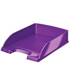 Vaschetta portacorrispondenza WOW - 25,5 x 35,7 x 7 cm - viola - Leitz Vaschetta portacorrispondenza WOW - 25,5 x 35,7 x 7 cm - viola - Leitz