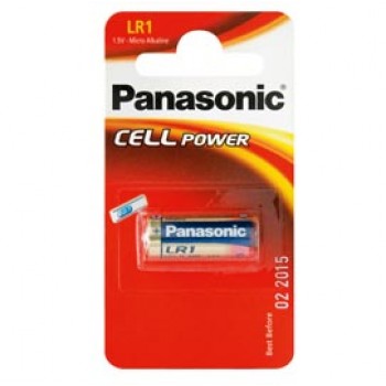 Micropila LR1 - 1,5V - alcalina - Panasonic - blister 1 pezzo