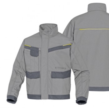 Giacca da lavoro Mach 2 Corporate - tela/poliestere/cotone - taglia XL - grigio chiaro/grigio scuro - Deltaplus