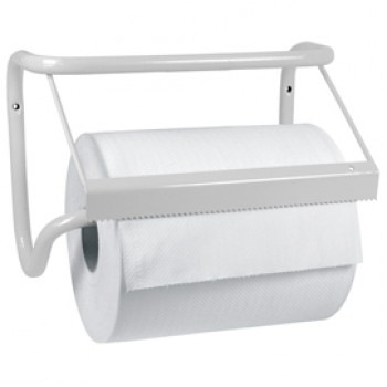 Porta bobina asciugatutto da muro - metallo - bianco - PerfettoFactory