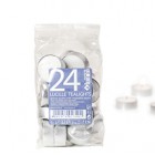 Candele Tealights - bianco - Lumen - sacchetto da 24 pezzi