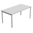 Scrivania Easy Plus - lineare - 120 x 80 x 72,5 cm - grigio
