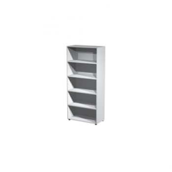 Armadio modulare - a giorno - 90 x 44 x 200 cm - grigio