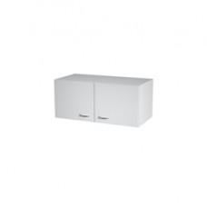 Sopralzo per armadi modulari - a 2 ante - 90 x  45,8 x 40 cm - grigio
