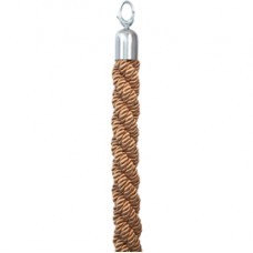 Cordone intrecciato per colonnina segnapercorso - color bronzo - lunghezza 150 cm - Securit