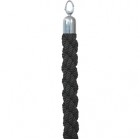 Cordone intrecciato per colonnina segnapercorso - colore nero - lunghezza 150 cm - Securit