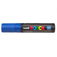 Marcatore a base d'acqua Uni Posca PC17K - punta extra large a scalpello 15,0mm  - blu - Uni Mitsubishi
