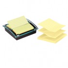 Dispenser Post-it Super Sticky - DS440-SSCYL - a righe - 101 x 101 mm - giallo Canary - 90 fogli - Post-it