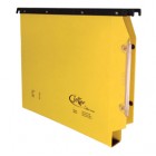 Cartella sospesa Joker - armadio - interasse 33 cm - fondo U - 33 x 28 cm - giallo - Bertesi
