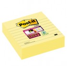 Blocco foglietti Super Sticky - 675-SS3CY-EU - a righe - 101 x 101 mm - giallo Canary - 70 fogli - Post-it