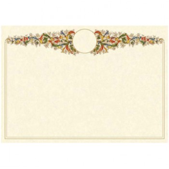 Diplomi in pergamena - stampa offset - A4 - 160 gr - avorio - Kartos - conf. 10 pezzi