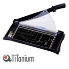 Taglierina a leva 3038 - con blocca lama - 55,8 x 21,3 x 21,2 cm - 315 mm (A4) - 10 fogli - nero - Titanium