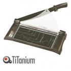 Taglierina a leva 3039 - con blocca lama - 69,8 x 21,3 x 26 cm - 455 mm (A3) - 10 fogli - nero - Titanium
