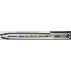 Gel Roller per tessuto - punta 1,00mm - nero - inchiostro permanente  - Pentel