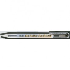 Gel Roller per tessuto - punta 1,00mm - nero - inchiostro permanente  - Pentel