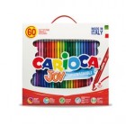 Pennarelli Joy - punta 2,6mm - colori assortiti - lavabili - Carioca - scatola 60 pezzi