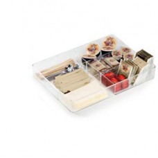 Organizer da cassetto Coffee Point - 4,8x24,2x32,9 cm - acrilico - trasparente - Durable Organizer da cassetto Coffee Point - 4,8x24,2x32,9 cm - acrilico - trasparente - Durable