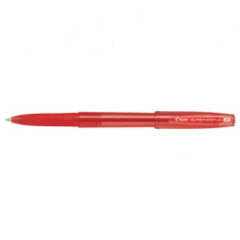 Penna a sfera Supergrip G con cappuccio - punta 0,7mm - rosso  - Pilot
