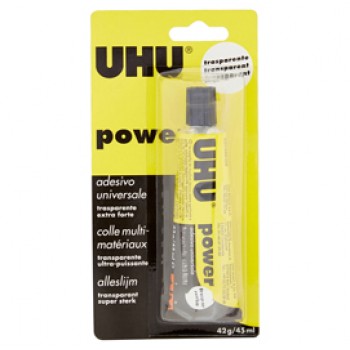 Colla attaccatutto Power - 45 ml - trasparente - UHU