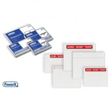 Busta adesiva Speedy Doc - con stampa "contiene documenti" - C5 (23 x 16,5 cm) - PPL/PE - trasparente - Favorit - conf. 1000 pezzi