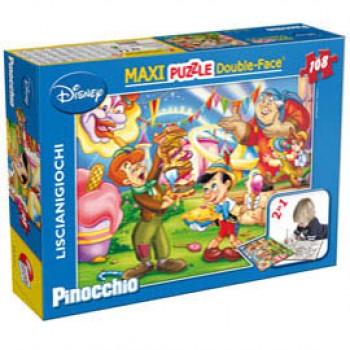 Puzzle Supermaxi "Pinocchio" - 108 pezzi - Lisciani