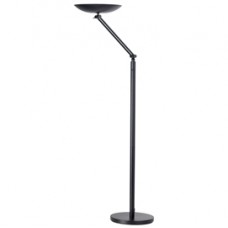 Lampada da terra articolata Varialux - a led - base diametro 30 cm - H 175/186 cm - 22 W - nero - Unilux