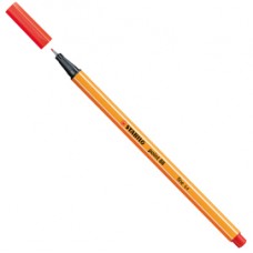 Fineliner Point 88 - tratto 0,4 mm - rosso chiaro 48 - Stabilo Fineliner Point 88 - tratto 0,4 mm - rosso chiaro 48 - Stabilo