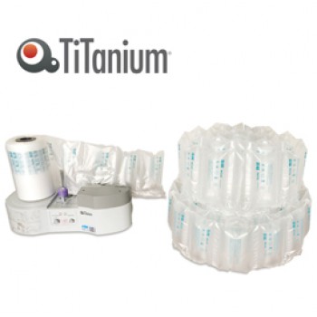 Film cuscino semplice WiRoll - per macchina Wi1000 - 20 x 10 cm - lunghezza film 300 m - Titanium