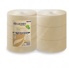 Carta igienica EcoNatural Maxi Jumbo - 9,1 cm x 300 mt - 15,5 gr - diametro 24,5 cm - Lucart