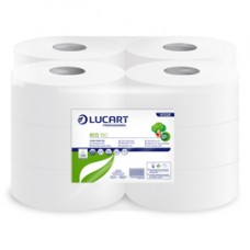 Carta igienica Eco Mini Jumbo - 2 veli - 15 gr - diametro 18 cm - 9,1 cm x 150 mt - Lucart