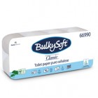 Carta igienica Classic - 2 veli - 16 gr - diametro 9,8 cm - 10 cm x16,8 mt - 160 strappi - BulkySoft - pacco 10 rotoli