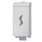 Dispenser per sapone liquido - 9,5x10,5x22,5 cm - capacità 0,5 L - acciaio inox - Medial International