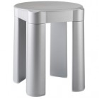 Sgabello componibile - 37x37x39 cm - capacità massima 100 kg - bianco - Mar Plast
