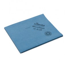 Panno Blu MicroGlass - microfibra - 50x40 cm - blu - Vileda - conf. 5 pezzi