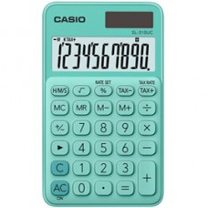 Calcolatrice tascabile SL-310UC - 10 cifre - verde - Casio