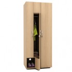 Armadio guardaroba - 2 ante - 40 x 52 x 185 cm - noce chiaro