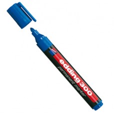 Marcatore permanente 300 - punta conica da 1,50mm a 3,00mm - blu - Edding