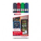 Marcatore Edding 4095 - punta tonda da 2,00 - 3,00 mm - colori assortiti - Edding - astuccio 4 pezzi