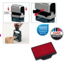Tampone di ricambio 6/56 - rosso - Trodat - conf. 3 pezzi Tampone di ricambio 6/56 - rosso - Trodat - conf. 3 pezzi
