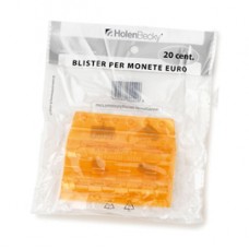 Portamonete - PVC - 20 cent - arancio - HolenBecky - blister 20 pezzi Portamonete - PVC - 20 cent - arancio - HolenBecky - blister 20 pezzi