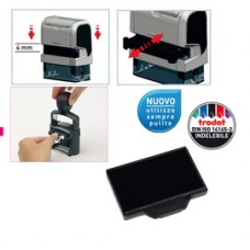 Tampone di ricambio 6/58 - nero - Trodat - conf. 3 pezzi Tampone di ricambio 6/58 - nero - Trodat - conf. 3 pezzi