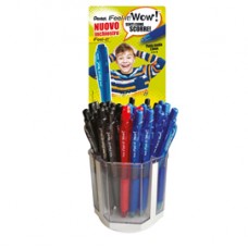 Penna sfera Wow - colori assortiti - Pentel - expo 96 pezzi Penna sfera Wow - colori assortiti - Pentel - expo 96 pezzi