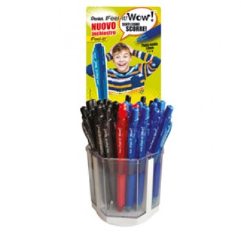 Penna sfera Wow - colori assortiti - Pentel - expo 96 pezzi