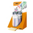 Penna 4 colori Shine - colori assortiti - Bic - expo 20 pezzi Penna 4 colori Shine - colori assortiti - Bic - expo 20 pezzi
