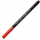Pennarello Aqua Brush Duo - punte 2/4 mm - rosso geranio chiaro - Lyra