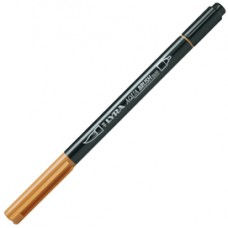 Pennarello Aqua Brush Duo - punte 2/4 mm - ocra d'oro - Lyra Pennarello Aqua Brush Duo - punte 2/4 mm - ocra d'oro - Lyra