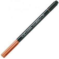 Pennarello Aqua Brush Duo - punte 2/4 mm - ocra bruciata - Lyra Pennarello Aqua Brush Duo - punte 2/4 mm - ocra bruciata - Lyra
