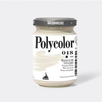 Colore vinilico Polycolor - 140 ml - bianco titanio - Maimeri Colore vinilico Polycolor - 140 ml - bianco titanio - Maimeri